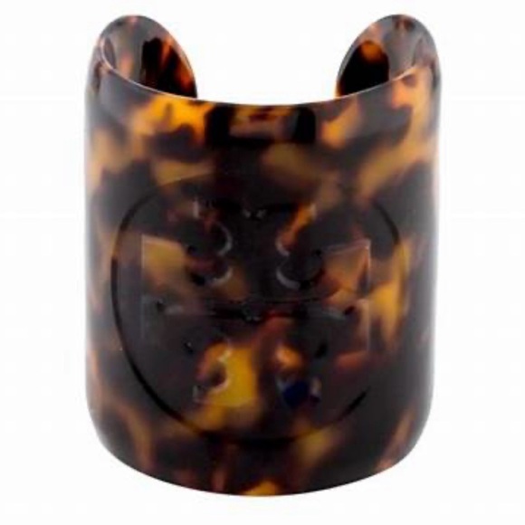 Tory Burch Tortoiseshell Cuff Bracelet - Picture 2 of 7
